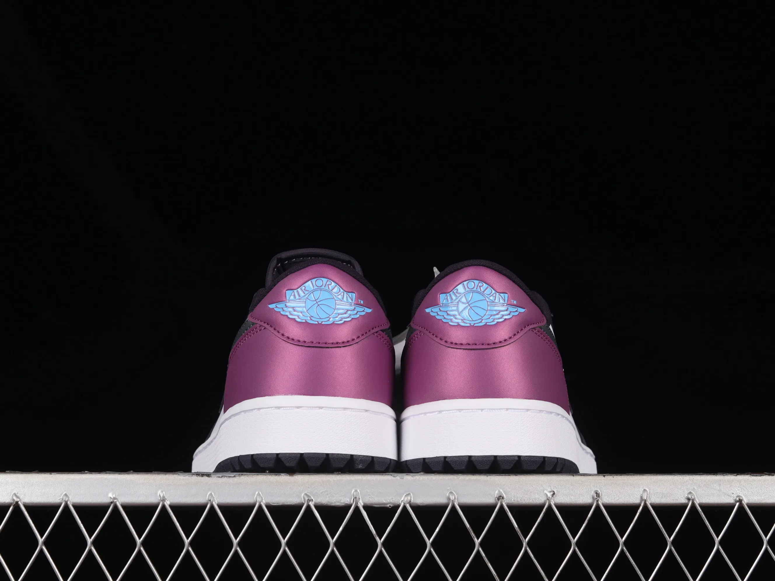 All categories Air Jordan Jordan series basketball shoes Air Jordan 1 Low G version pure original Air Jordan 1 Low Golf "Purple Smoke" AJ1 Joe 1 new golf version smoke white purple DZ9787-155